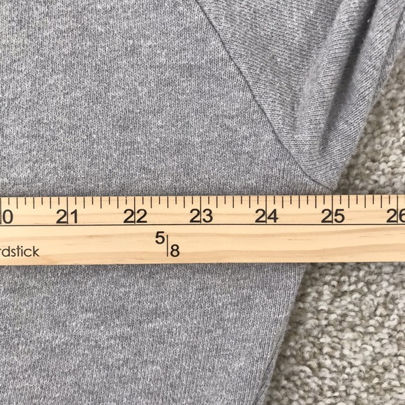 Free People Oversized Sweatshirt Small Relaxed Boho Fit Floral Lace Cottagecore - Picture 10 of 14